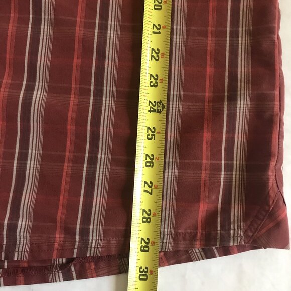 Cabela's Button Up Plaid Shirt Men’s Size 2X Short Sleeve Collared Casual Cotton - Picture 6 of 6